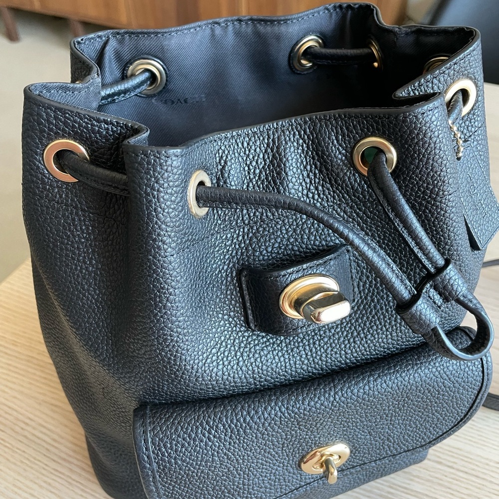 Coach Mini Turnlock Backpack - Picture 6 of 10